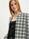 Orsay Černo-bílé dámské kostkované sako ORSAY