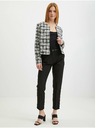 Orsay Černo-bílé dámské kostkované sako ORSAY