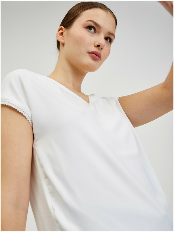 Orsay Bílé dámské tričko ORSAY