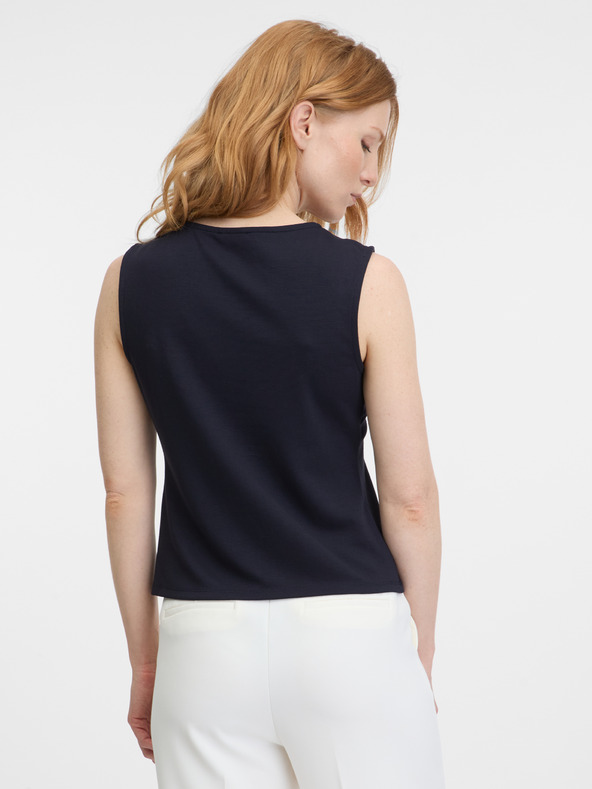 Orsay Tmavě modré dámské tričko ORSAY