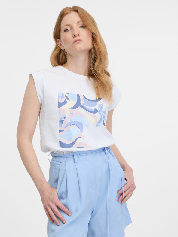 Orsay Bílé dámské tričko ORSAY