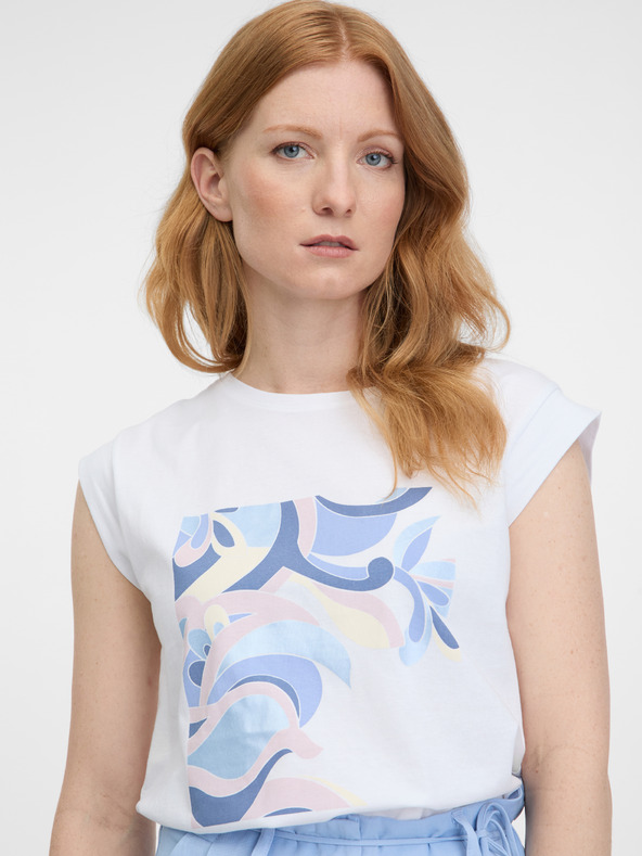 Orsay Bílé dámské tričko ORSAY