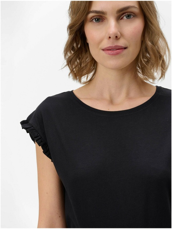 Orsay Černé tričko ORSAY