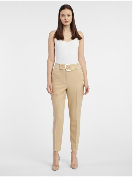 Orsay Béžové dámské kalhoty ORSAY