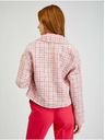 Orsay Růžové dámské kostkované sako ORSAY
