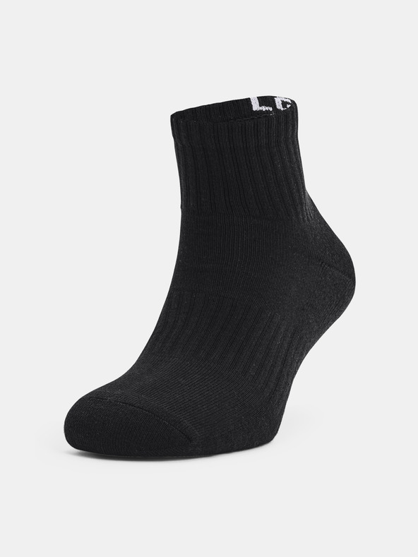 Under Armour Unisexové ponožky Under Armour Core QTR (3 páry)
