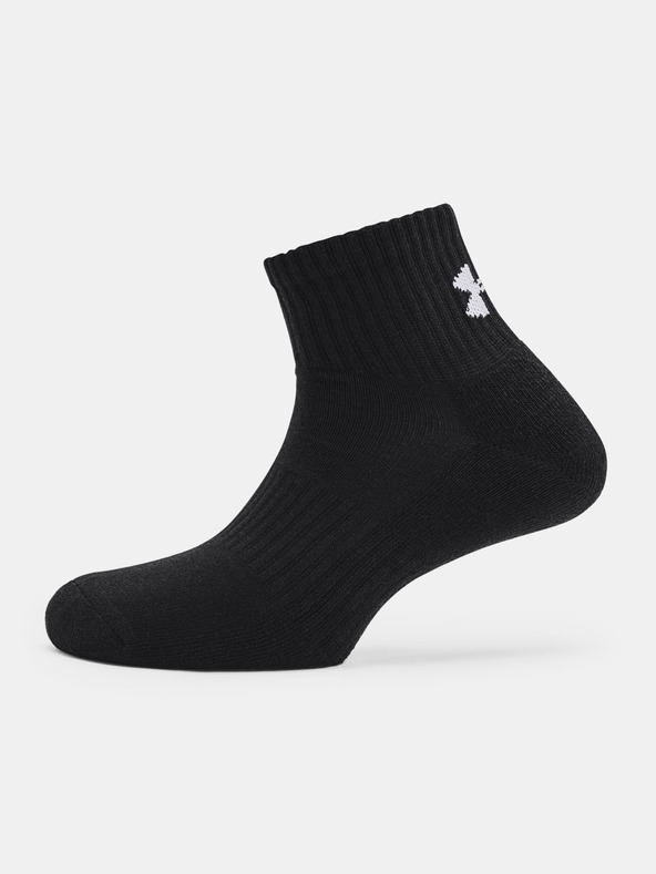 Under Armour Unisexové ponožky Under Armour Core QTR (3 páry)
