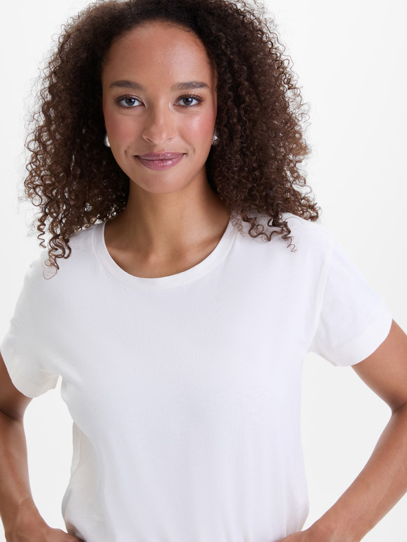 Orsay Krémové dámské tričko ORSAY