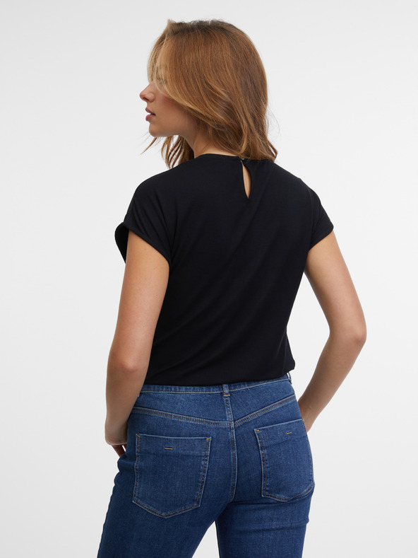 Orsay Černé dámské tričko ORSAY
