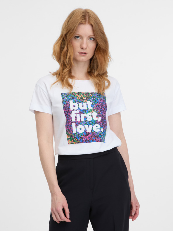 Orsay Bílé dámské tričko ORSAY