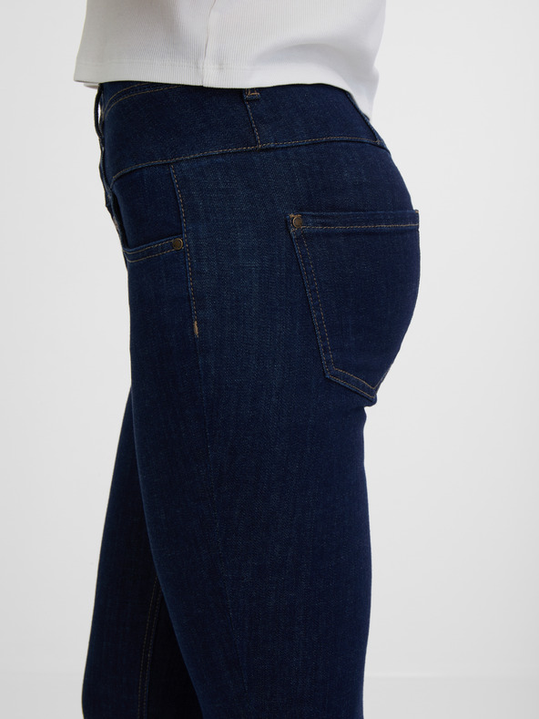 Orsay Tmavě modré dámské skinny fit džíny ORSAY