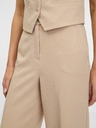 Orsay Světle hnědé dámské kalhoty ORSAY