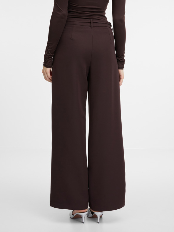 Orsay Hnědé dámské kalhoty ORSAY