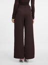 Orsay Hnědé dámské kalhoty ORSAY