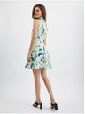 Orsay Modro-krémové dámské květované šaty ORSAY