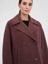 Orsay Vínový dámský krátký kabát ORSAY