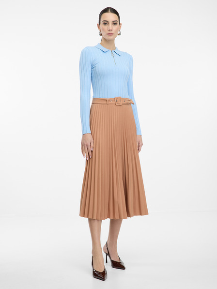 Orsay Světle hnědá dámská midi sukně ORSAY