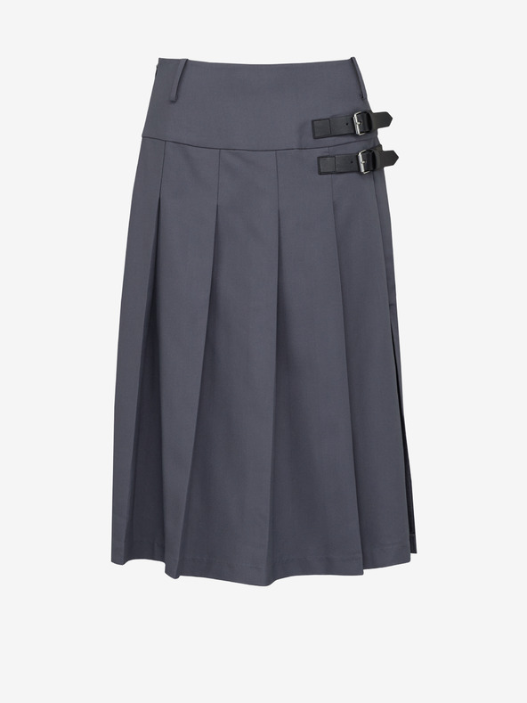 Orsay Šedá dámská midi sukně ORSAY