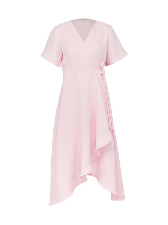 Orsay Světle růžové dámské midi šaty ORSAY