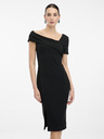 Orsay Černé dámské šaty ke kolenům ORSAY