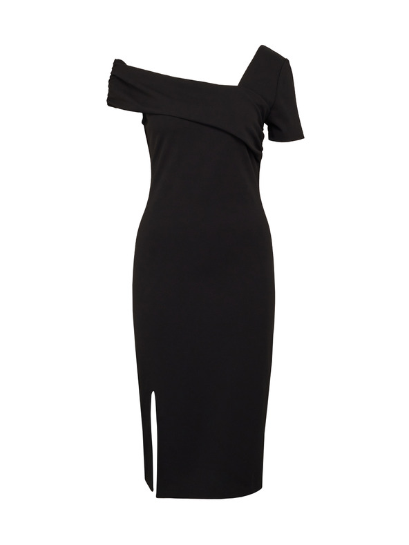 Orsay Černé dámské šaty ke kolenům ORSAY