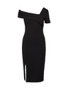 Orsay Černé dámské šaty ke kolenům ORSAY
