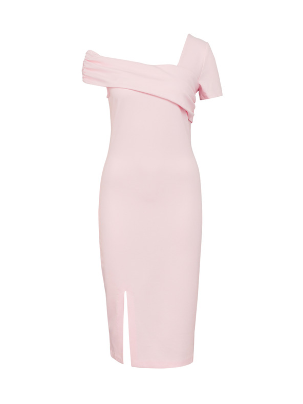 Orsay Světle růžové dámské šaty ke kolenům ORSAY