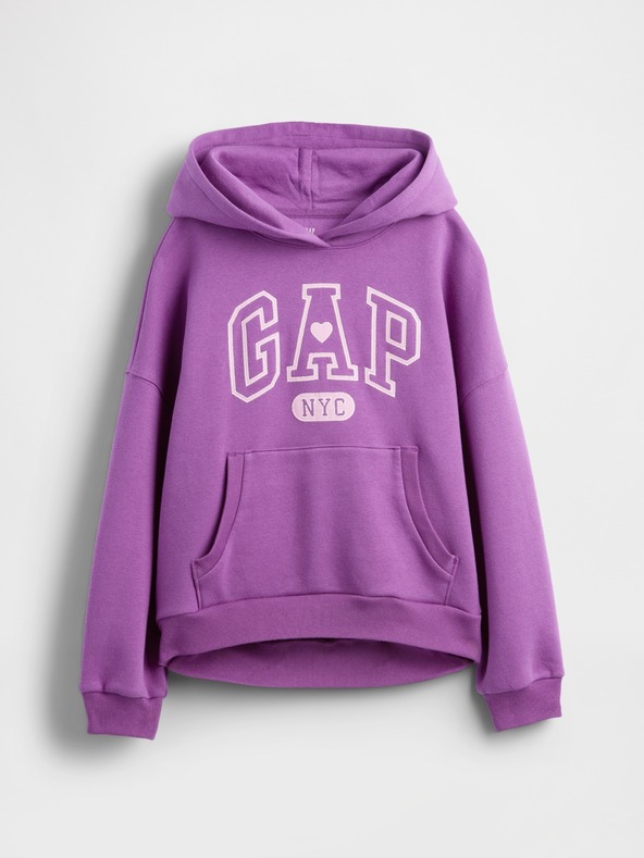 GAP Dětská oversize mikina Logo VintageSoft GAP