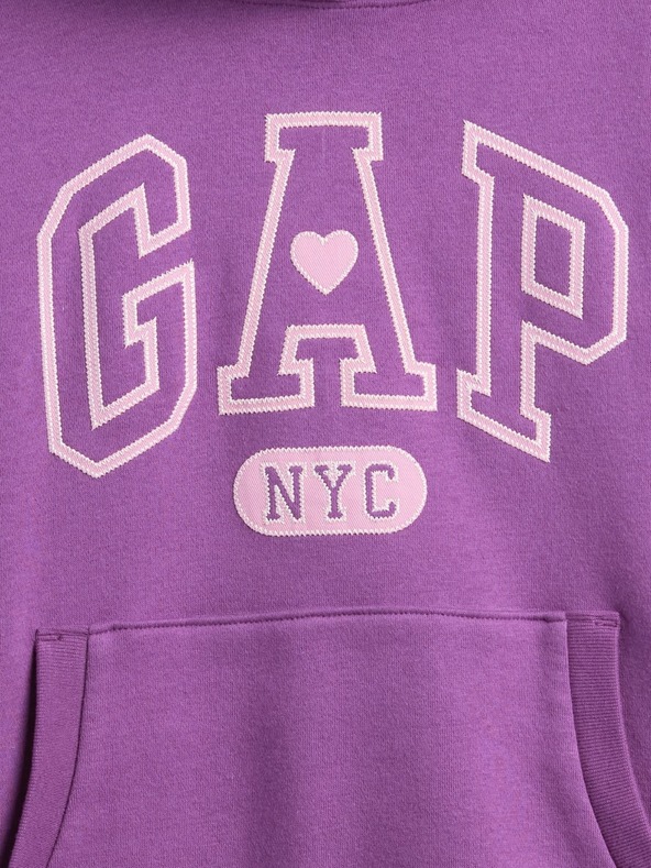 GAP Dětská oversize mikina Logo VintageSoft GAP