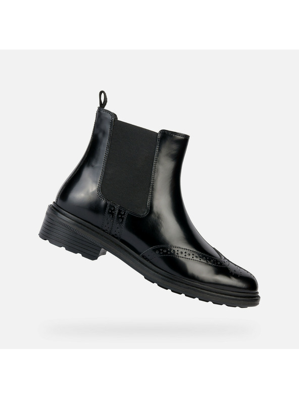 Geox Černá dámská kotníková obuv Geox Walk Pleasure