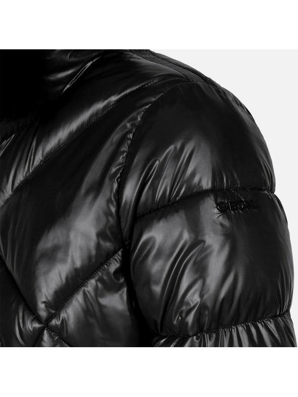 Geox Černá dámská péřová bunda Geox Backsie