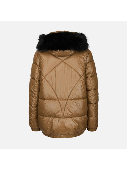 Geox Světle hnědá dámská péřová bunda Geox Backsie