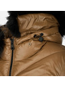 Geox Světle hnědá dámská péřová bunda Geox Backsie