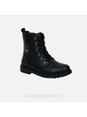 Geox Černá dívčí kotníková obuv Geox Eclair Girl