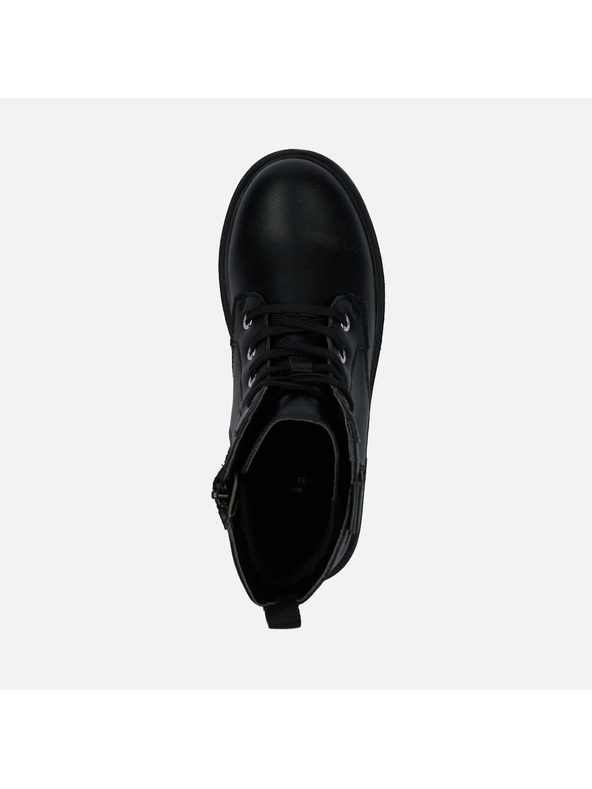 Geox Černá dívčí kotníková obuv Geox Eclair Girl