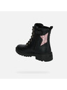 Geox Černá dívčí kotníková obuv Geox Casey Girl