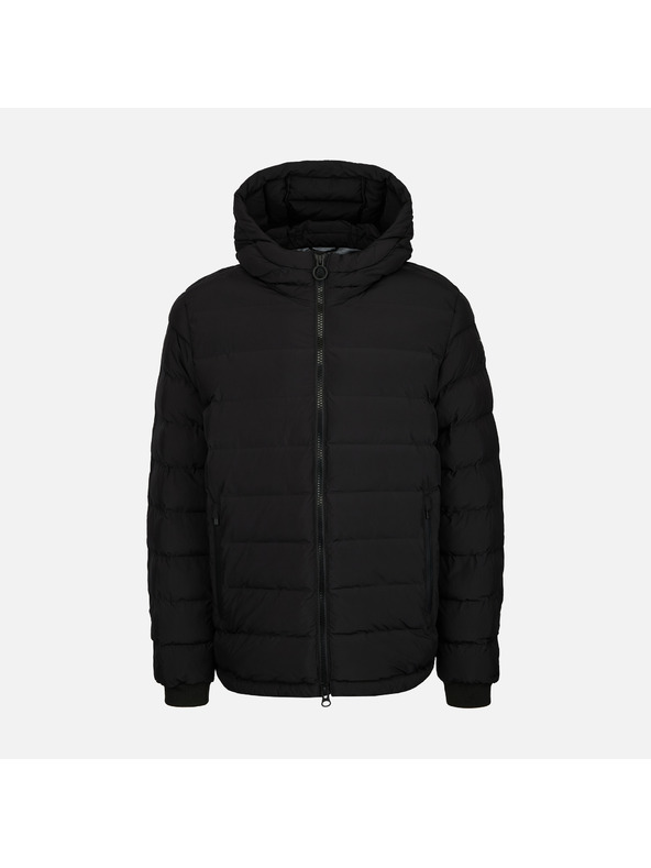 Geox Černá pánská péřová bunda Geox Spherica