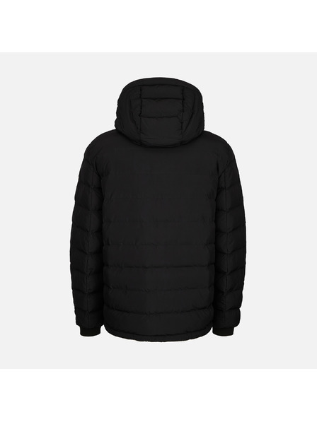 Geox Černá pánská péřová bunda Geox Spherica