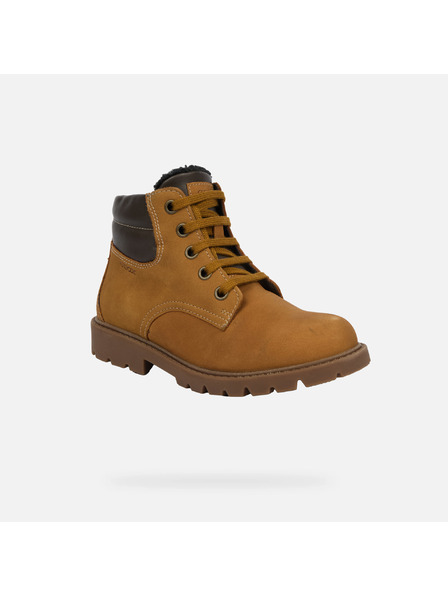 Geox Hnědé chlapecké tenisky Geox Shaylax Boy