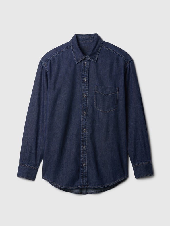 GAP Chambray oversize košile Big Shirt GAP