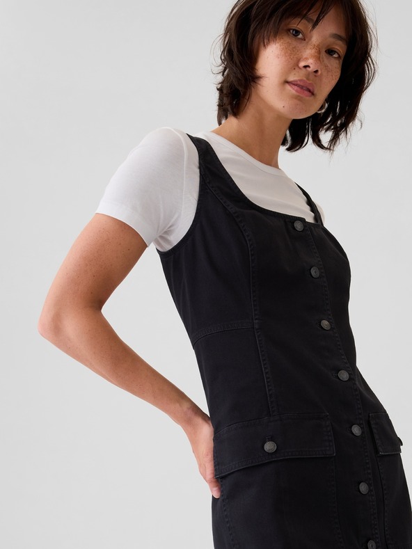 GAP Džínové mini šaty Utility GAP