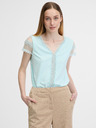 Orsay Světle modré dámské tričko s krátkým rukávem ORSAY