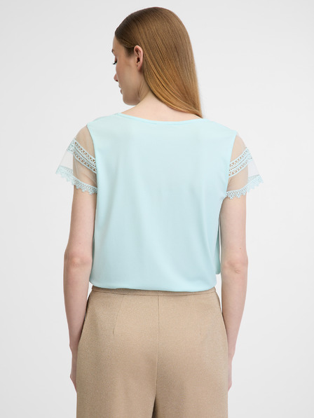 Orsay Světle modré dámské tričko s krátkým rukávem ORSAY