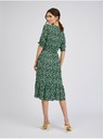 Orsay Zelené dámské vzorované šaty ORSAY