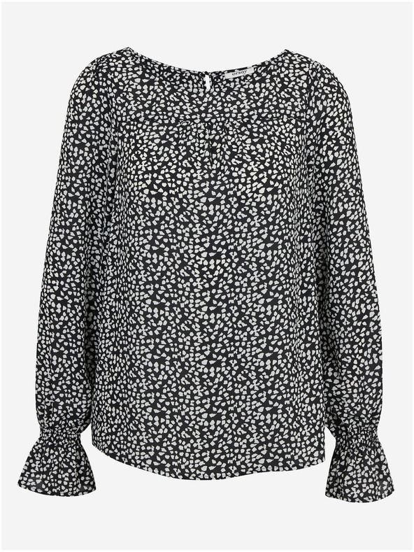 Orsay Bílo-černá dámská vzorovaná halenka ORSAY