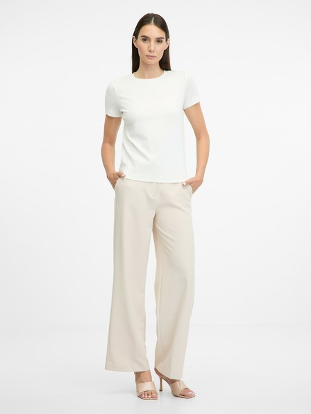 Orsay Bílé dámské tričko s krátkým rukávem ORSAY