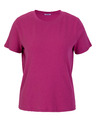 Orsay Tmavě růžové dámské tričko s krátkým rukávem ORSAY