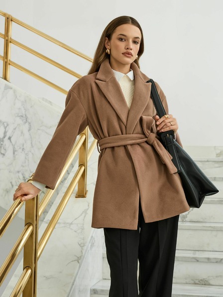 Orsay Béžový dámský kabát ORSAY