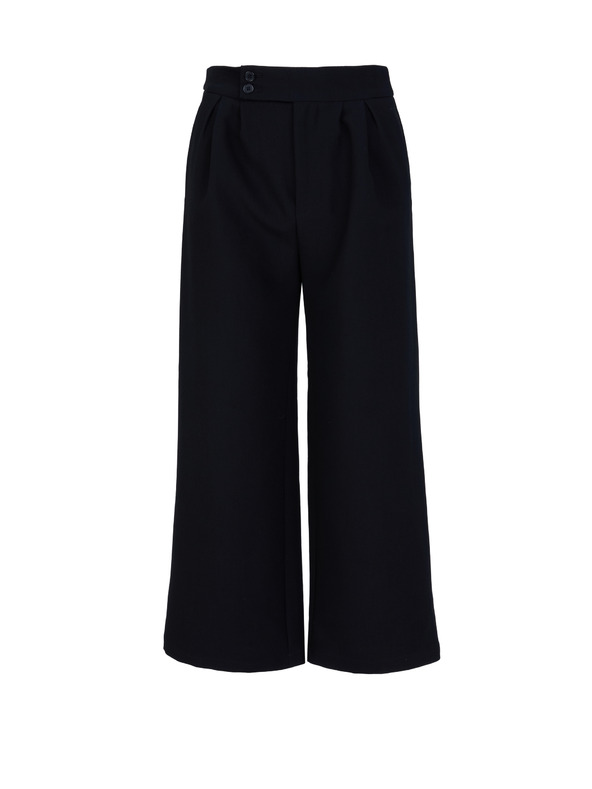 Orsay Černé dámské široké kalhoty ORSAY