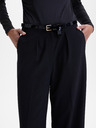 Orsay Černé široké dámské kalhoty ORSAY